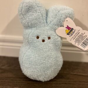 Peeps Light Blue Stuffed Bunny Toy